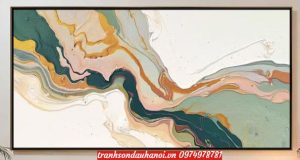 Tranh trừu tượng sơn dầu đẹp sang SN75