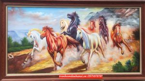 Tranh mã đáo thành công ý nghĩa treo tường SN53