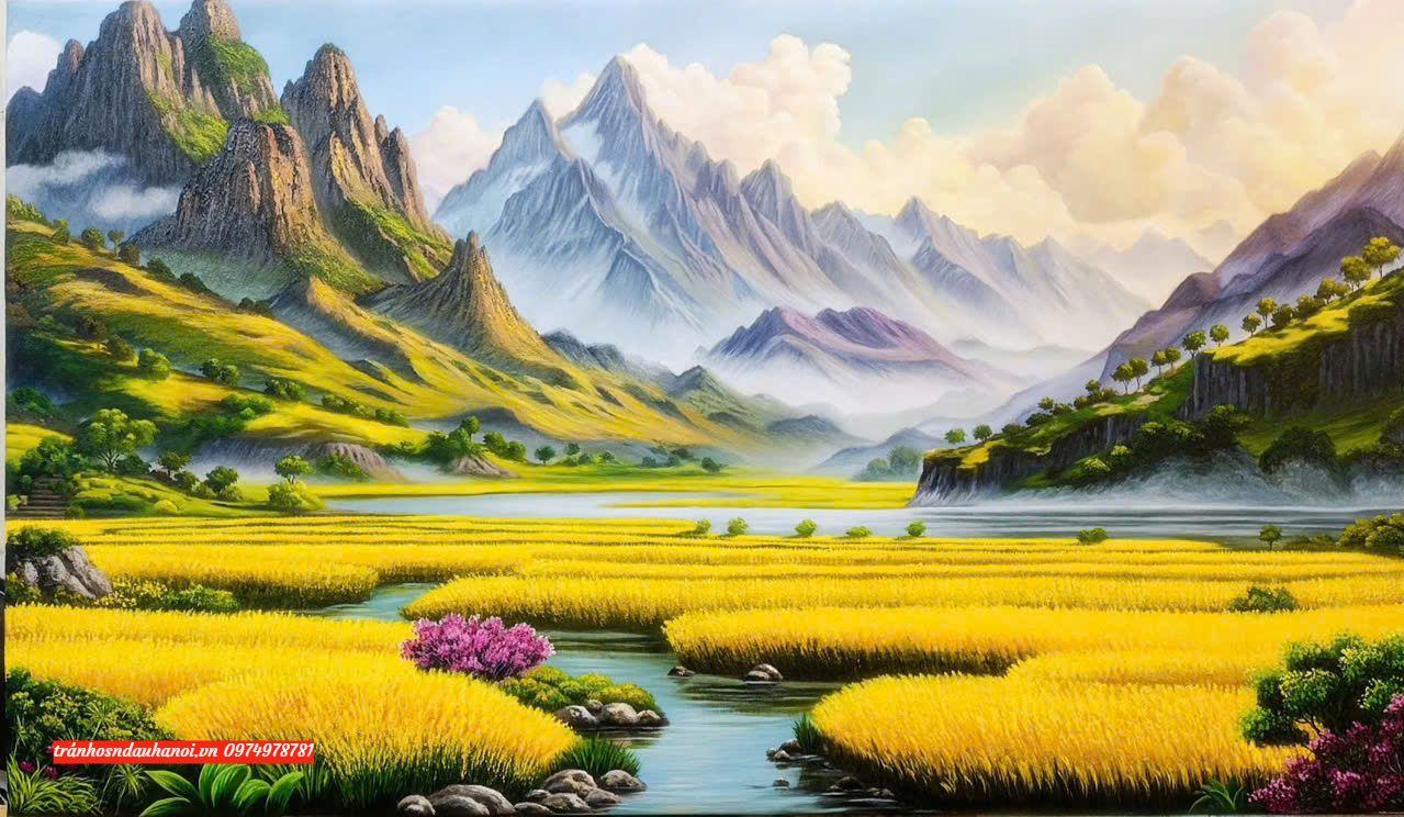 Tranh núi, tranh núi non phong cảnh SN108
