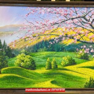 Tranh núi non phong cảnh đẹp SN42