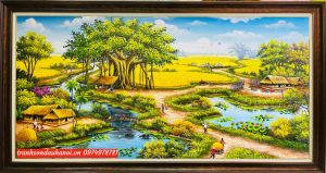 Tranh phong cảnh đồng quê đẹp SN37