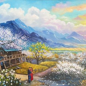 Tranh phong cảnh tây bắc đẹp SN8