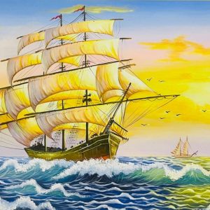 Tranh thuận buồm xuôi gió đẹp phong thuỷ SN27