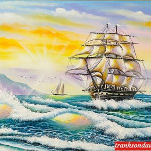 Tranh thuận buồm xuôi gió phong thuỷ SN29