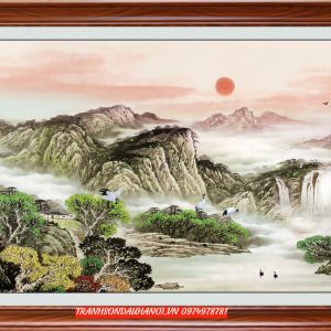 Tranh thuỷ Mạc sơn thuỷ SN85