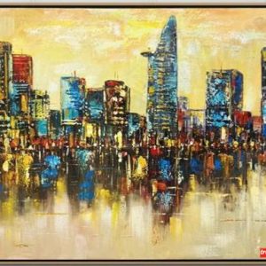 Tranh trừu tượng đẹp ấn tượng SN62