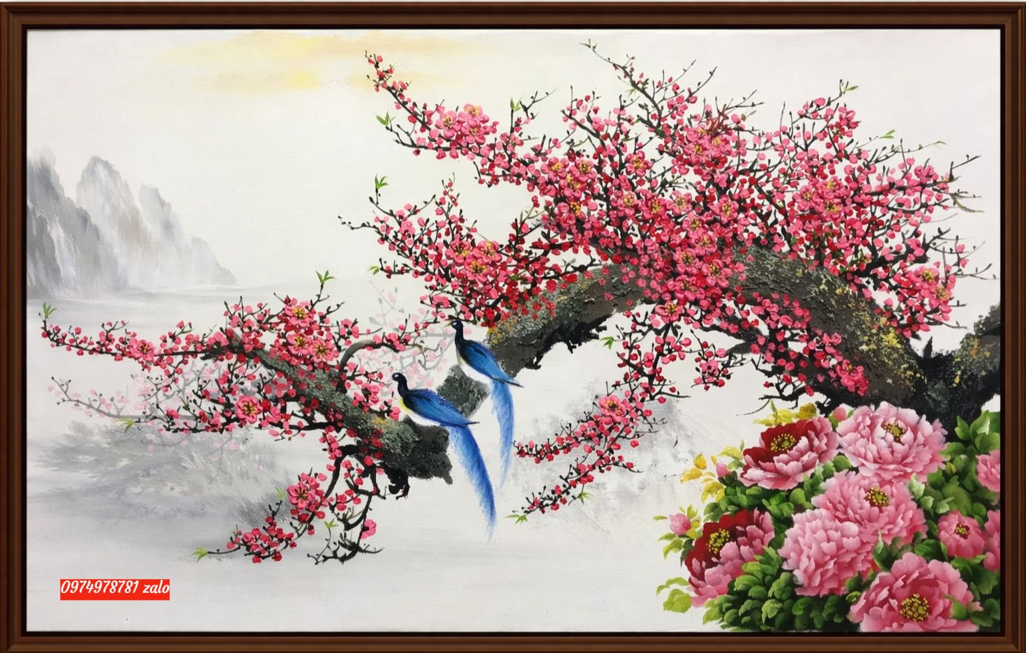 tranh hoa dao