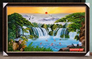 tranh son thuy treo tuong